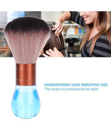 Shop Blue Neck Dust Brush - Ideal for Hairdressers & Salons | Facial & Cleavage Hair Removal Tool - Buy Online on GoSupps.com