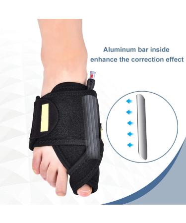 Ymiko Toe Straightener | Bunion Corrector for Hallux Valgus & Hammer Toe | Adjustable Orthopedic Splints for Men & Women - International Shipping Available - Buy Online on GoSupps.com