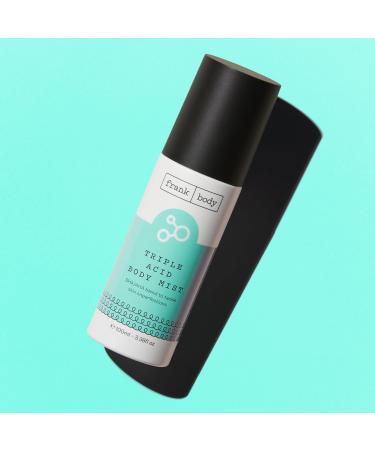 frank body Triple Acid Body Mist | Vegan Cruelty Free AHA/BHA Treatment | Tackle KP & Body Breakouts with Glycolic Acid & Salicylic Acid | 3.38 fl oz / 100 mL - Buy Online on GoSupps.com