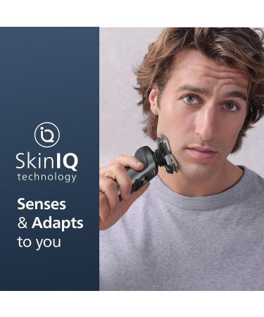 Philips Shaver Series 9000 Prestige SP9885/35 - Wet/Dry Electric Shaver, SkinIQ Technology, Beard Styler, Nose Trimmer, Qi Charging - Bright Chrome - Buy Online on GoSupps.com