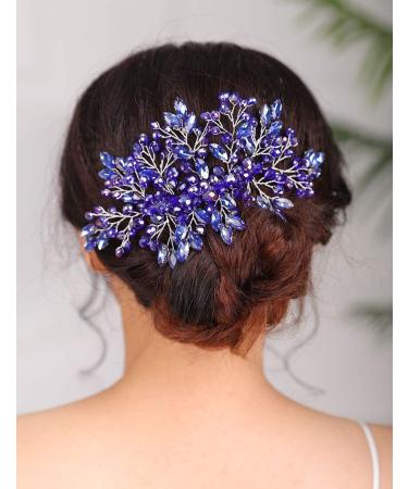 Deniferymakeup Emerald Green Bridal Wedding Comb Gift for Bride Hair Wedding Crystal Comb Hair Piece Vine Green Bridal Comb Wedding Hair Pieces Bridesmaid Comb Hair Green - Buy Online on GoSupps.com