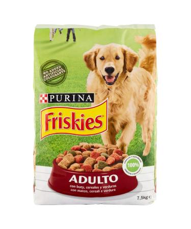 PURINA FRISKIES Adult Dog Food with Beef Cereals and Added Vegetables 7.5 kg