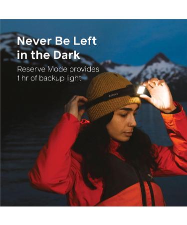 BioLite HeadLamp 800 Pro - 800 Lumens, Ultra-Lightweight & USB Rechargeable | 8 Light Modes - Midnight Grey - Buy Online on GoSupps.com