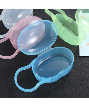 Healifty 4 Pack Portable Dustproof Pacifier Pouch | Travel Essential for Newborns & Toddlers - Ideal for Outdoor Use - Buy Online on GoSupps.com