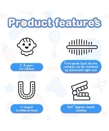 4 Pcs U Shaped Kid Electric Toothbrush Heads Soft Bristle Toothbrush Replacement Heads Set Includes 2 Kids Replacement Toothbrush Heads 2 Whole Mouth Tooth Brush Head for Automatic U Type Toothbrush - Buy Online on GoSupps.com