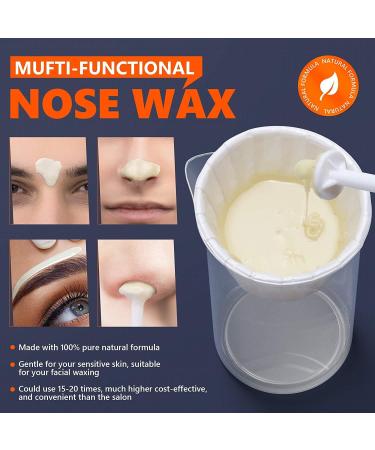 Lifestance Nose Wax Kit for Men - 80g Painless Nose Hair Removal, Easy & Quick Nose Waxing at Home (15-20 Uses) - Buy Online on GoSupps.com