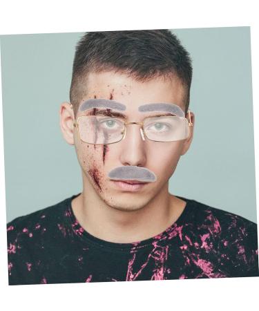 Buy Hapinary Grandpa Costume Glasses Set | Old Man Mustache & Beard Accessories for Halloween - Buy Online on GoSupps.com