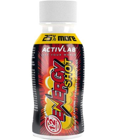 Activlab Energy Shot - Sugar-Free Caffeine Drink with Vitamin C & B Vitamins - 12 Practical Shots - Boost Your Energy! - Buy Online on GoSupps.com