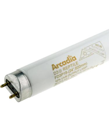 Arcadia FD3P18 D3+ 12-Percent Reptiles Lamp 18 Watt 24-inch 1 Count (Pack of 1) - Buy Online on GoSupps.com