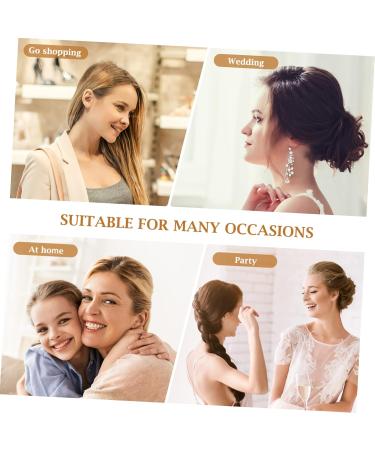 Beatifufu 20 Clear Hair Clips Metal Hair Leather Lighter Pouch Hair Jewelry Hair Accessories for Women Wedding French Twist Side Comb Metal Wide Veil Combs for Brides Wire Headband Chic Miss - Buy Online on GoSupps.com