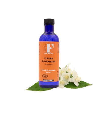 Florabiol - Organic Orange Blossom Floral Water 200ml - Orange Blossom floral water - Soothing Lotion - Regenerating Softening and Toning - Certified Organic Ecocert - Made in France