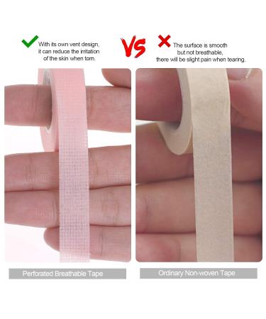 6 Roll Eyelash Tape - Medical PE Microporing Tape for Eyelash Extensions | Fabric Tape for False Eyelash Makeup Tool (0.5 inch x 10 yards) - International Shipping Available - Buy Online on GoSupps.com