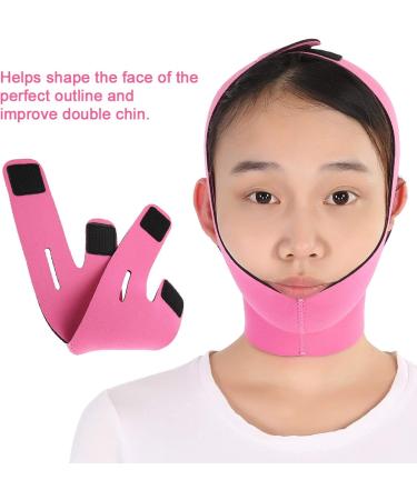 V-Line Lifting FaceLift Bandage Belt - Rose Red Double Chin Strap & G Mask Remover for Skin - Buy Online on GoSupps.com