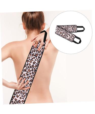 Buy Leopard Pull Back Self Tan Applicator & Exfoliating Bath Towel - Perfect for Back Tanning Moisture Cream & Lotion Application - Fast International Shipping - Buy Online on GoSupps.com