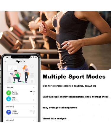 Smart Ring Health Fitness Tracker for Women & Men Continuously Records Sleep Quality Heart Rate Blood Oxygen and Pedometer with Simple Sensational Games 10 Black - Buy Online on GoSupps.com