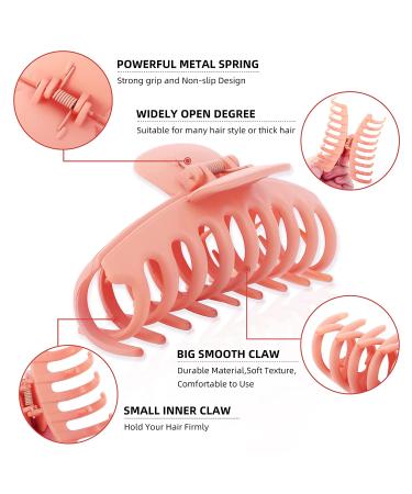 Wonderwin 12 PCS Hair Claw Clips - Modern Stylish Non-Slip Hair Clips for Women (9 Big & 3 Small Clips) - Buy Online on GoSupps.com