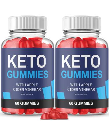 (2 Pack) Kickin Keto Gummies Advanced Strength Formula Vegan Kickin Keto ACV Kicking Keto Gummies (120 Gummies)