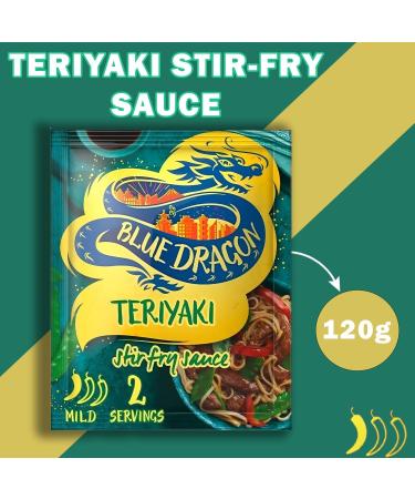 Blue Dragon Sauce Pouch Pick N Mix - Choose From 8+ Flavours | Satay Stir-Fry Oyster & Spring Chow Mein Pad Thai Teriyaki Sweet Chilli Sweet & Sour Black Bean - Pack of 5 X 123 - Buy Online on GoSupps.com