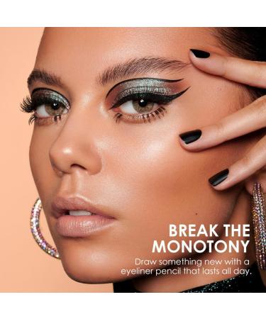  PCC PTYXIS Waterproof Eyeliner Pen: Superfine Tip Eyeliner Pen Quick Dry Durable Top Pigment 12 Hours Long Effect Eye Makeup Anti-Smudging Formula Optional Brown Black (#1 0.3g) - Buy Online on GoSupps.com