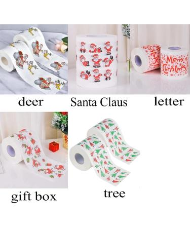 Bumdenuu 5 Styles Paper Roll Tissue Paper Towels Xmas Office Room Toilet Paper 10 Roll - Buy Online on GoSupps.com