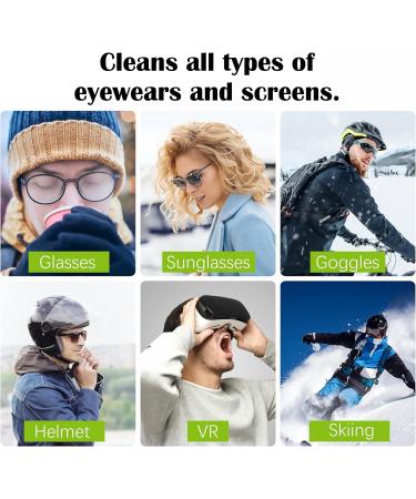 100 Count Lens Cleaning Wipes - Anti-Fog Tissues & Cloths for Glasses Sports Glasses & Screens - Premium Quality Small White - Buy Online on GoSupps.com