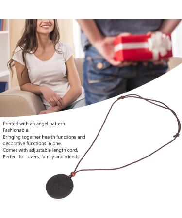 Volcanic Stone Pendant Lucky Blessing Chakra Beads Pendant Adjustable Healing Necklace Fashionable Rope Energy Necklace Health Care Pendant for Women Men - Buy Online on GoSupps.com