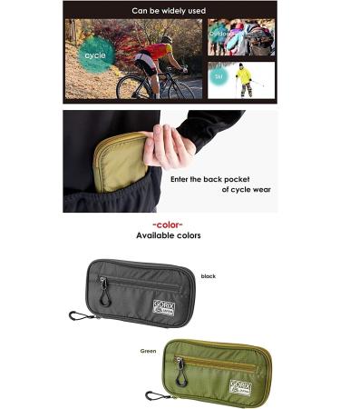 GORIX Waterproof Cycle Wallet Pouch Bag | Black Cell Phone Holder for Road Bike & MTB - Perfect for Cycling Adventures - Buy Online on GoSupps.com