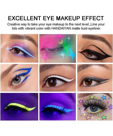12 Colors Liquid Eyeliner Set - Waterproof Highly Pigmented Long-Lasting Makeup | Bright Matte Eyeliner Pencils for Stunning Looks - Buy Online on GoSupps.com