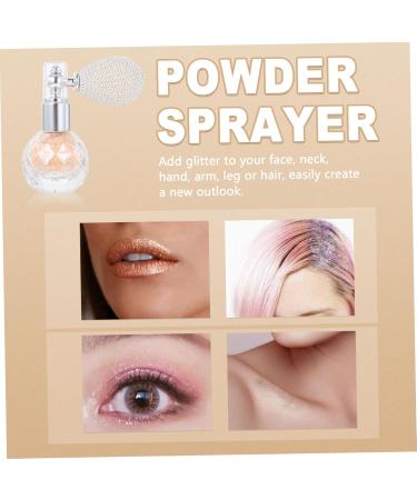 Beavorty s 1Pc body air bag powder glitter powder spray perfume body glitter spray Sparkle Powder face Glass Spray Bottle Golden 7x5.5cm - Buy Online on GoSupps.com