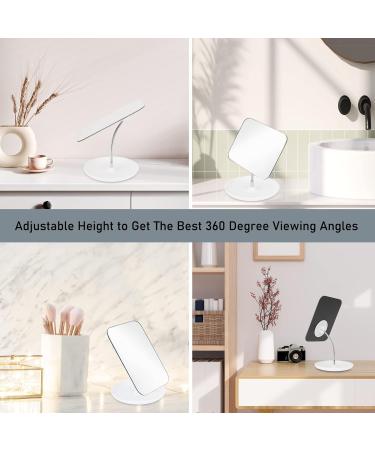 LFOYOU Table Vanity Mirror - White | Stand Included - Buy Online on GoSupps.com