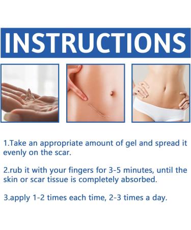 VKaoess Advanced Scar Gel Intensive Night Cream for Scars Fades the Appearance of Stretch Marks and Scars Helps Reduce the Appearance of Surgical Acne and Keloid Marks 5 Pack - Buy Online on GoSupps.com