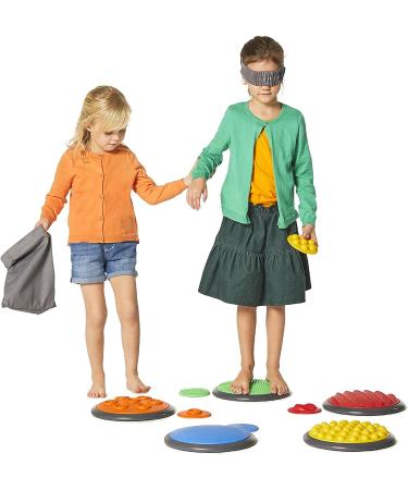 Gonge Tactile Discs Set - Set of 5 Assorted Discs, 4.3 to 10.6 - Sensory Learning Toy - Buy Online on GoSupps.com