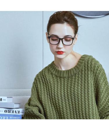 Vvdqella Anti-Blue Light Reading Glasses for Women - Ultra-Light Vintage Frame 1.50x Magnification Computer Glasses Stylish Blue Light Blocking Aid - Buy Online on GoSupps.com