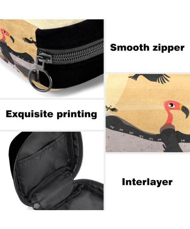 GIAPB Period Bag Sanitary Napkin Storage Holder - Animal Buzzard Bird Design - Buy Online on GoSupps.com