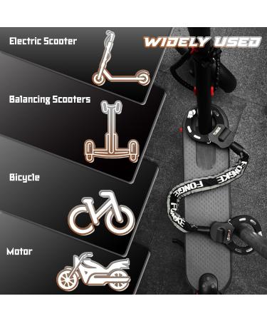 Buy E-Scooter Castle: Waterproof Bag Theft-Proof Bicycle Locks & High-Safety Handcuff Locks for Scooters E-Bikes & Motorcycles - Buy Online on GoSupps.com