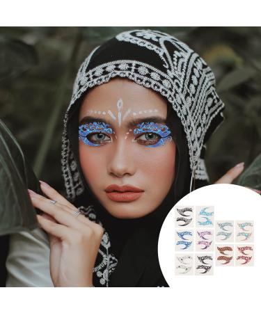Buy 10-Sheet Temporary Eye Stickers | Eyeshadow & Eyeliner Transfer Stickers for Halloween & Masquerade International Shipping Available - Buy Online on GoSupps.com