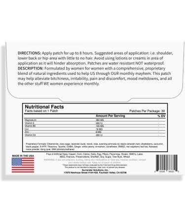 Trio Monthly Mayhem Patches - PMS Relief & Cramp Defense Supplements - Buy Online on GoSupps.com