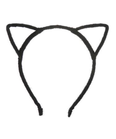 Unisex Womens Animal Cat Ears Narrow Halloween Christmas Nativity Costume Outfit Party School Play Gift Headband Hair Accessories Headpiece Alice Band Hairband Deeley Bopper Black