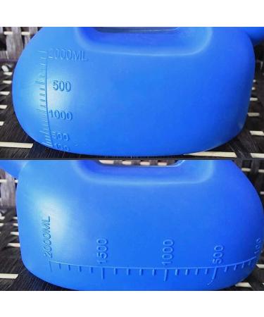 Potty 2000ML Male Urinal Portable Mens Potty Pee Bottle Collector Travel Toilet - Buy Online on GoSupps.com