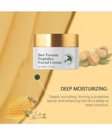 Shop Bee Venom Cream - New Zealand Moisturizer with Peptides & Coffea Arabica - Anti-Aging Hydrating Firming Collagen Booster - Buy Online on GoSupps.com