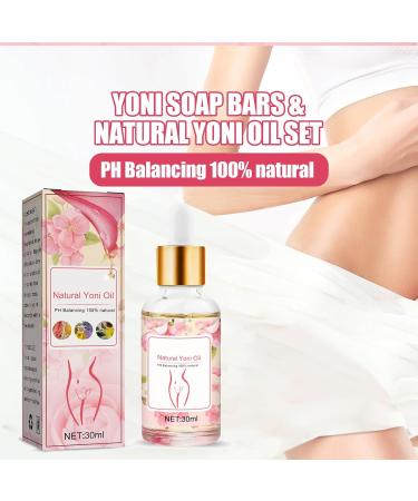 Natural Yoni Oil for Women - PH Balance Odor Elimination & Itch Relief | Rose & Lavender Blend - 1 Fl Oz - Buy Online on GoSupps.com