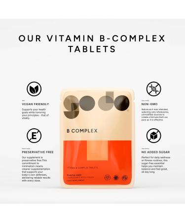 Fitness Health Vitamin B Complex Tablets - VIT B1 B2 B3 B5 B6 B12 - Super B-Complex Max Strength - for Vegetarians & Vegans with High Potency & Absorption - (120 Tablets) 120 Count (Pack of 1) - Buy Online on GoSupps.com