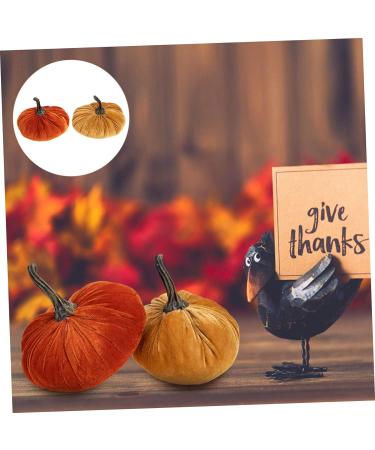 OUNONA 6 Pcs Fabric Pumpkin Fluffy Stuffed Animals Themberchaud Plush Scrump Plush Gutama Plushy Halloween Decor Pumpkin Adornment Home D cor Fake Pumpkin Artificial Plastic - Buy Online on GoSupps.com
