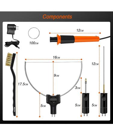 HARDELL 3 in 1 Foam Cutter Electric Styrofoam Cutting Tool Styrofoam Cutter Hot Wire  Hot Knife Foam Cutter With Brush - Buy Online on GoSupps.com