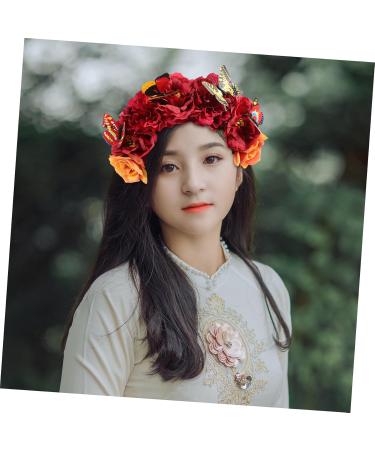 Mikinona Artificial Headband Headband Hair Accessories Goth Decor Hair Bands Fabric Headdress Vacation Gothic Boho Decor Butterfly Fascinator Decorations Bohemia - Buy Online on GoSupps.com