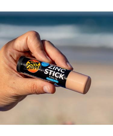 Zinc Oxide Mineral Sunscreen SPF 50+ - Waterproof Face & Body Protection for Adults & Kids | 4-Pack Broad-Spectrum Color Options (Light Skin Green Yellow) - Premium Australian Formula - Buy Online on GoSupps.com