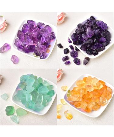 Gemstones and Crystals Natural Crystals Stone Minerals Specimen Amethyst Rose Quartz Irregular Shape Rough Rock Stone Aquarium Decoration FUZEGRDLI (Color : Dreamy Purple Size : 30g) 30g Dreamy Purple - Buy Online on GoSupps.com