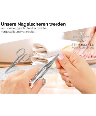 Professional Left-Handed Nail Scissors | Stainless Steel Toenail & Cuticle Clipper - Extra Sharp Design - Buy Online on GoSupps.com
