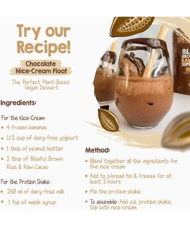 Vegan Chocolate Protein Powder - Gluten Free & Low FODMAP Brown Rice Blend | 250g Plant Based Protein for Energy & Immune Support - Buy Online on GoSupps.com