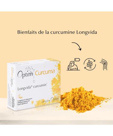 Longvida Optimized Curcumin - Optim Curcuma 30 Capsules - Turmeric Extract without Black Pepper No Piperine - Vegan - High Absorption Turmeric - Soft Joints - Buy Online on GoSupps.com